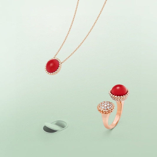 [Eterna Jewels]PERLEE COULEURS DIAMOND ROSE GOLD BETWEEN THE FINGER RING