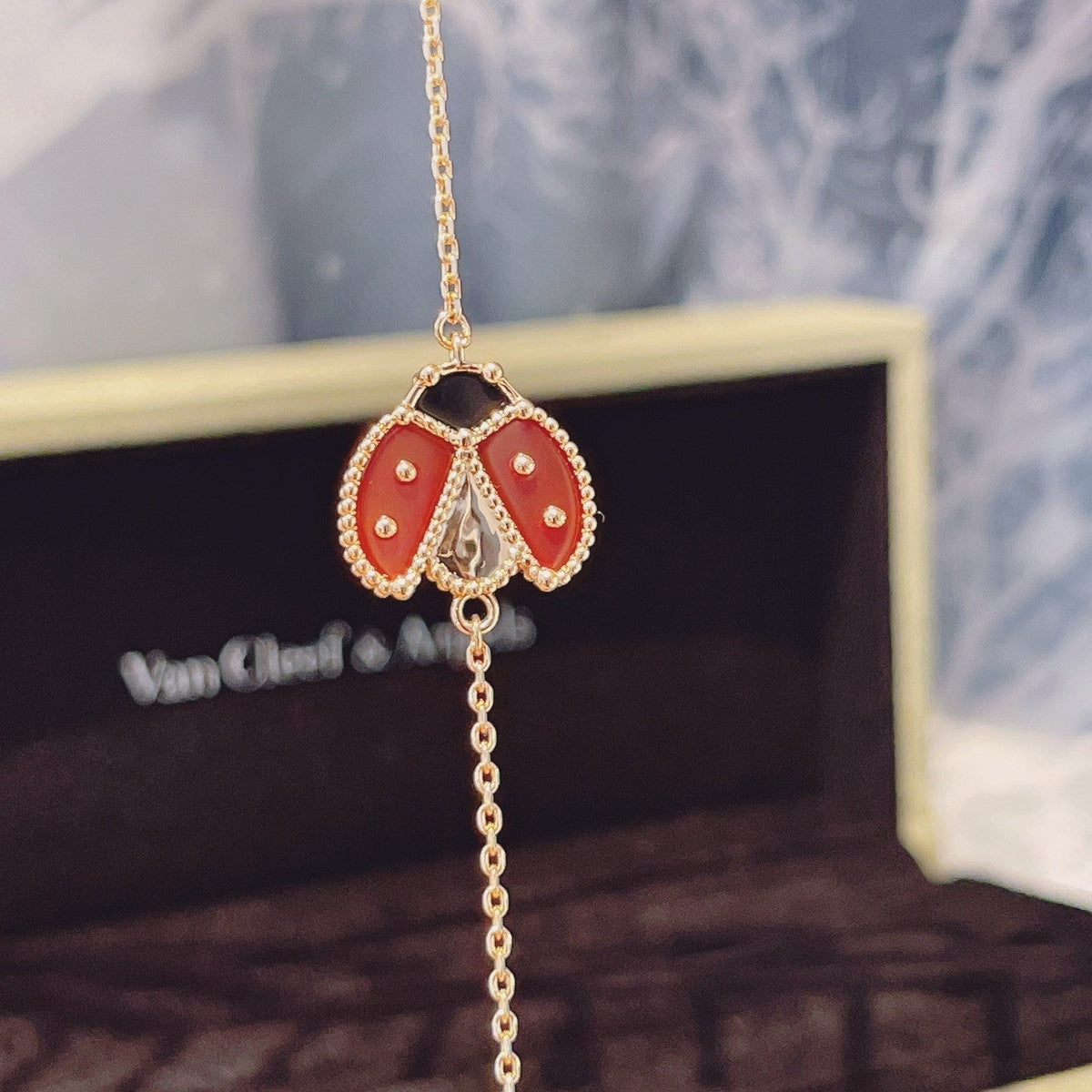 [Eterna Jewels]LUCKY SPRING 1 MOTIF PINK GOLD BRACELET