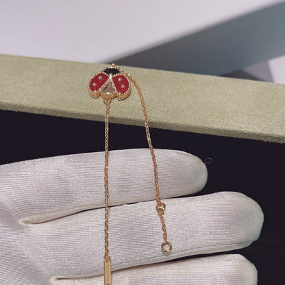 [Eterna Jewels]LUCKY SPRING 1 MOTIF PINK GOLD BRACELET