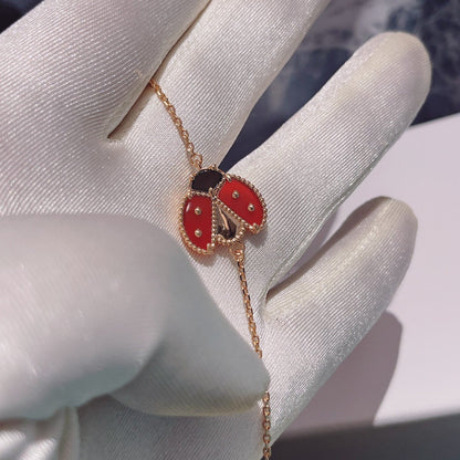 [Eterna Jewels]LUCKY SPRING 1 MOTIF PINK GOLD BRACELET