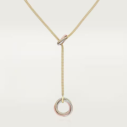 [Eterna Jewels]TRINITY DIAMONDS NECKLACE