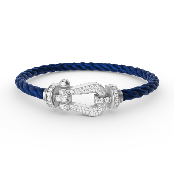 [Eterna Jewels]FORCE LARGE HORSESHOE FULL DIAMOND BRACELET SILVER