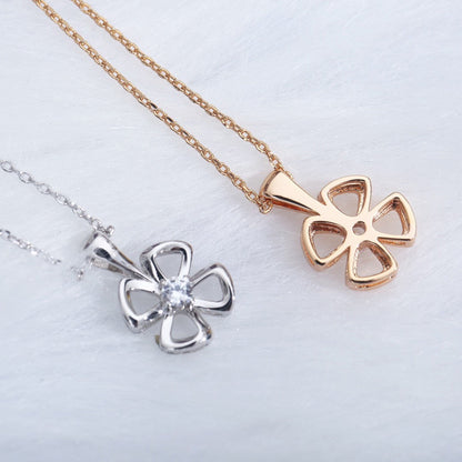 [Eterna Jewels]FIOREVER NECKLACE DIAMOND CENTER