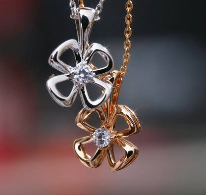 [Eterna Jewels]FIOREVER NECKLACE DIAMOND CENTER