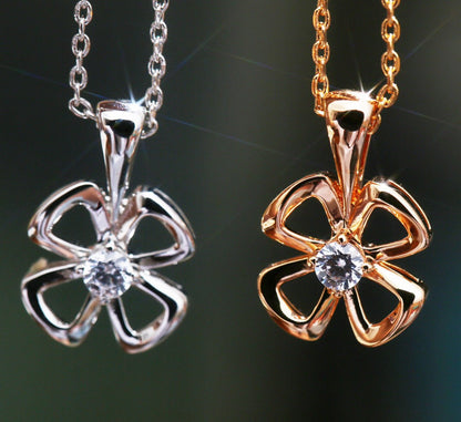 [Eterna Jewels]FIOREVER NECKLACE DIAMOND CENTER