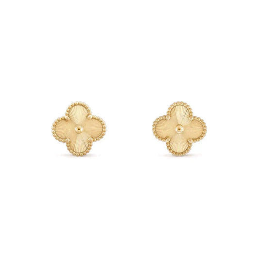 [Eterna Jewels]CLOVER MEDIUM 1 MOTIFS LASER EARRINGS