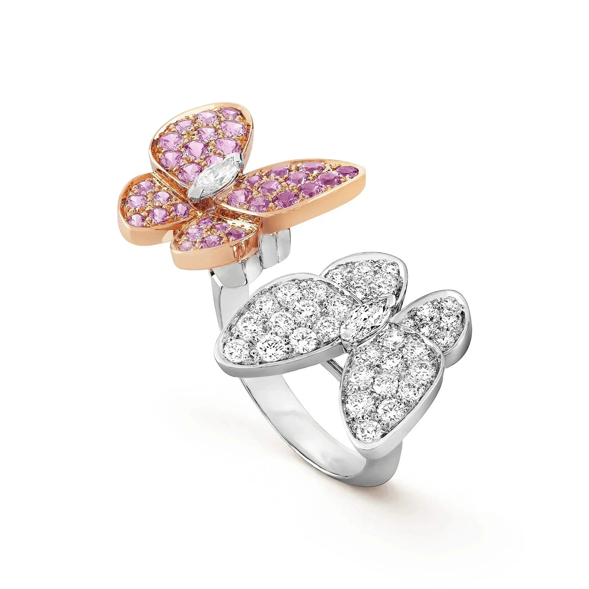 [Eterna Jewels]TWIN BUTTERFLY DIAMOND RING